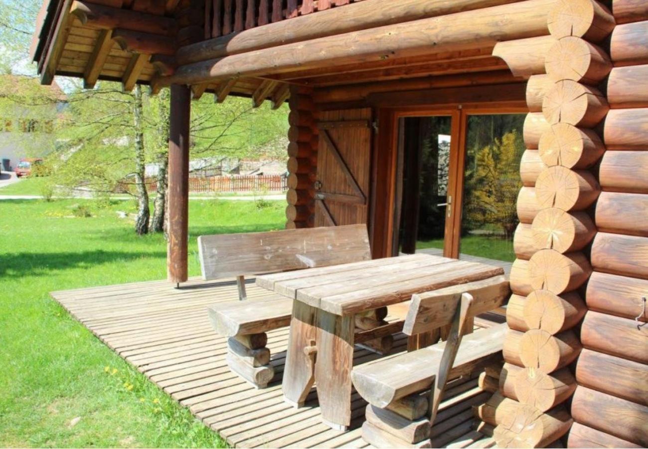 L'Oursblanc Chalet En Rondins La Bresse Exterior photo