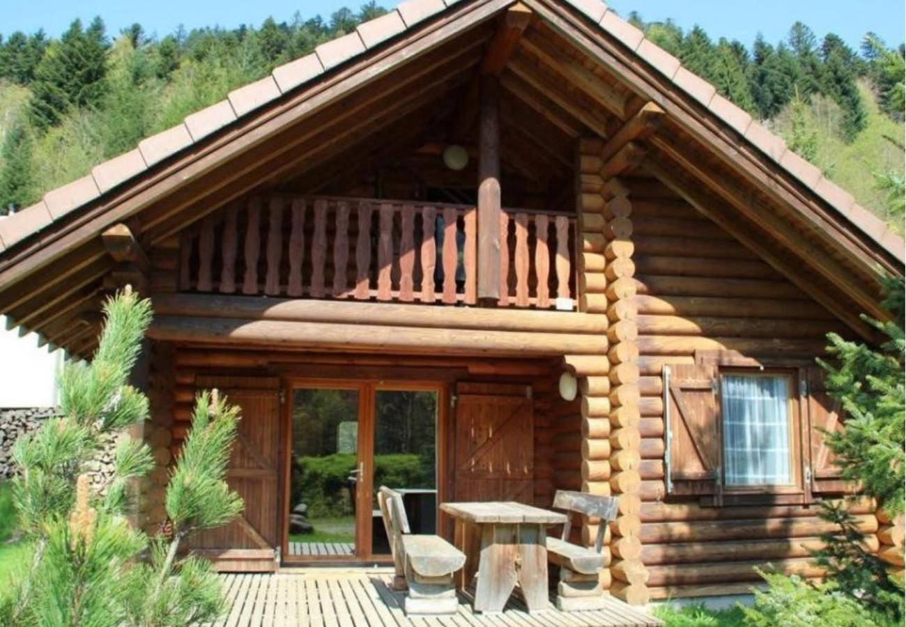 L'Oursblanc Chalet En Rondins La Bresse Exterior photo