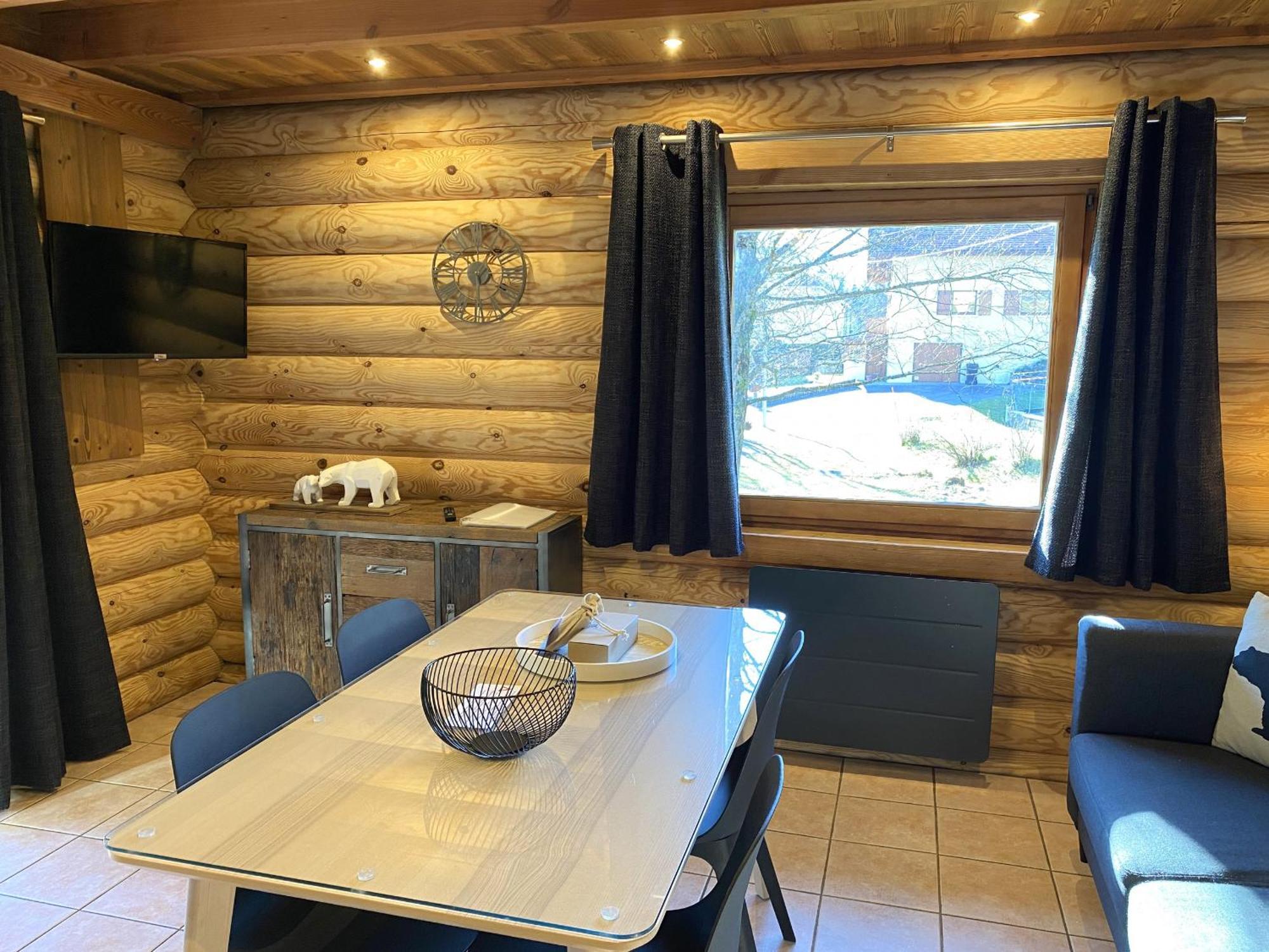 L'Oursblanc Chalet En Rondins La Bresse Exterior photo